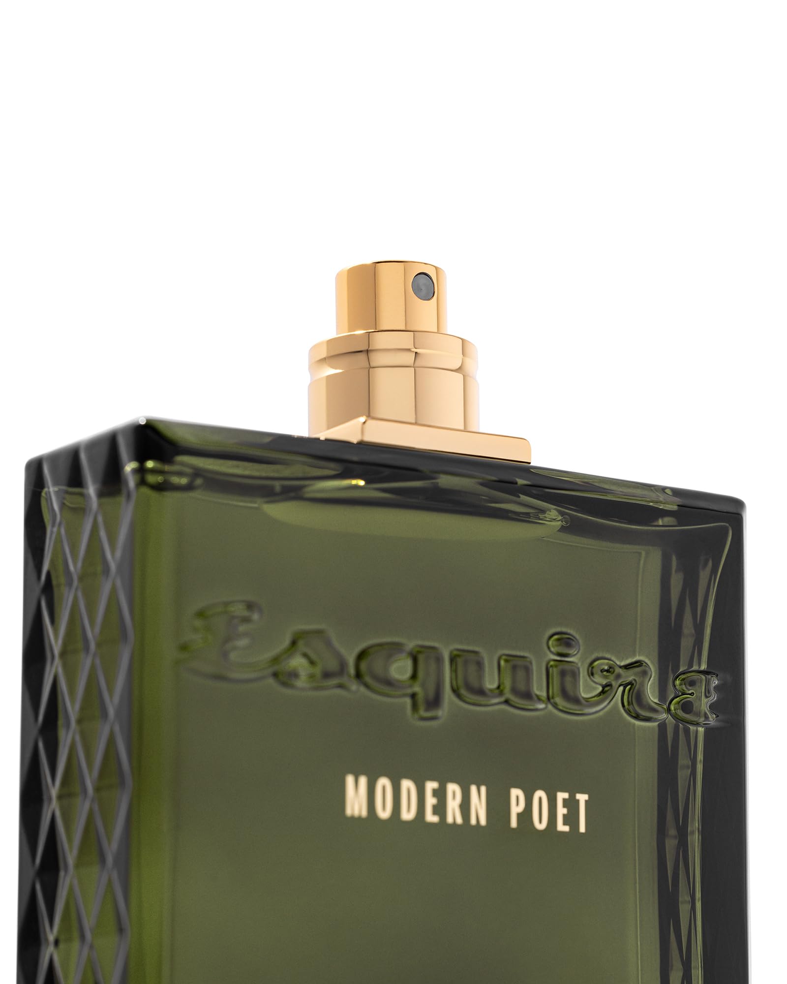 Michael Malul Modern Poet Esquire bottle side view showing sleek design