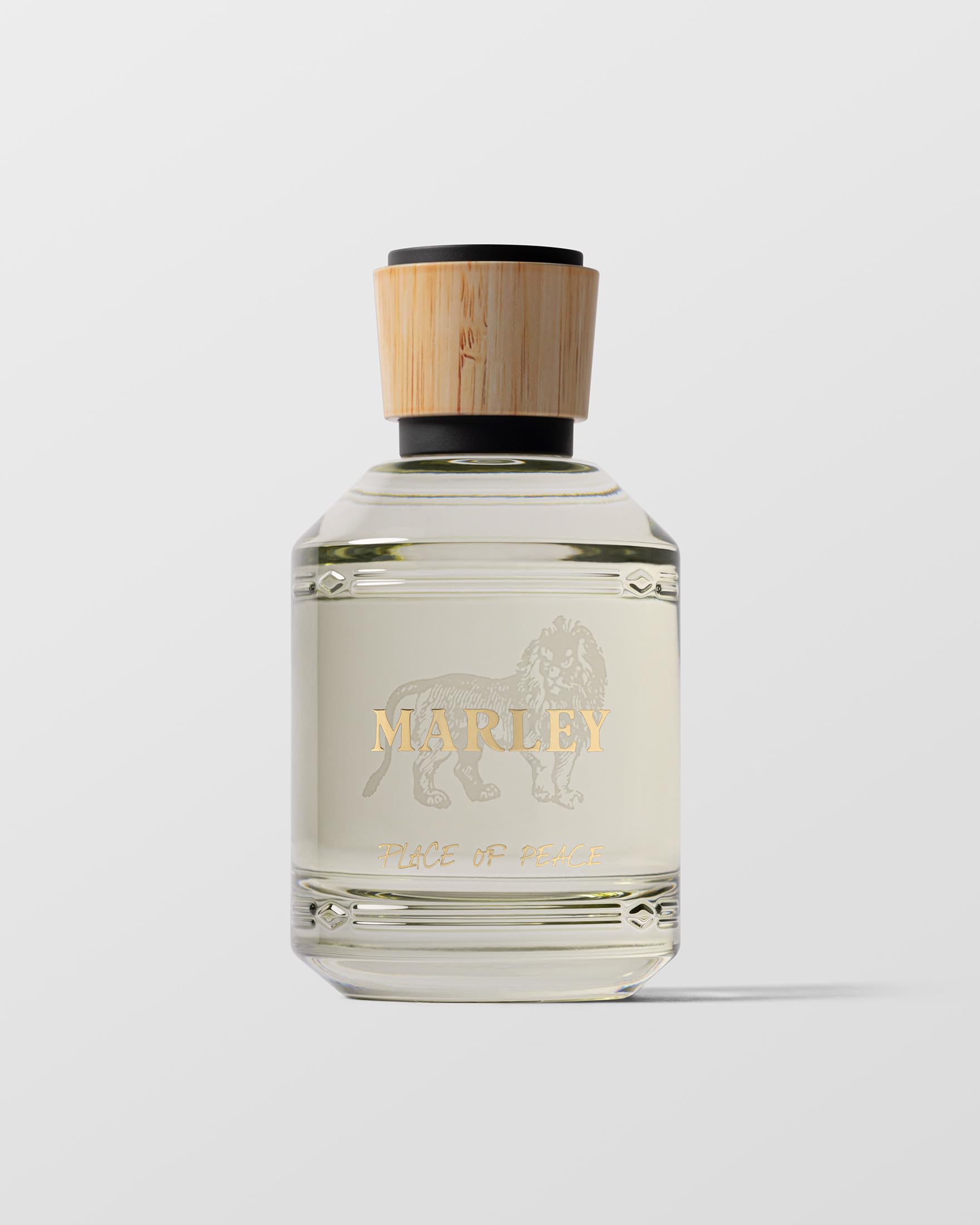Michael Malul Place of Peace bottle-front promoting a serene, calming vibe for daily use.