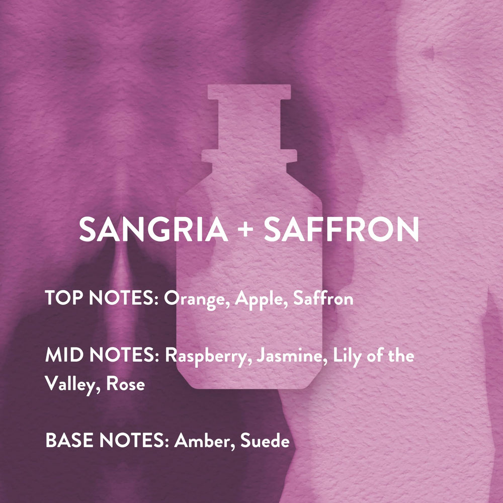 Michael Malul Sangria + Saffron gift set packaging, ideal for gifting occasions.