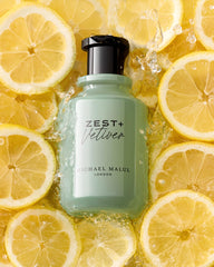 Application-ready shot highlights citrus opening and fresh, versatile everyday scent.