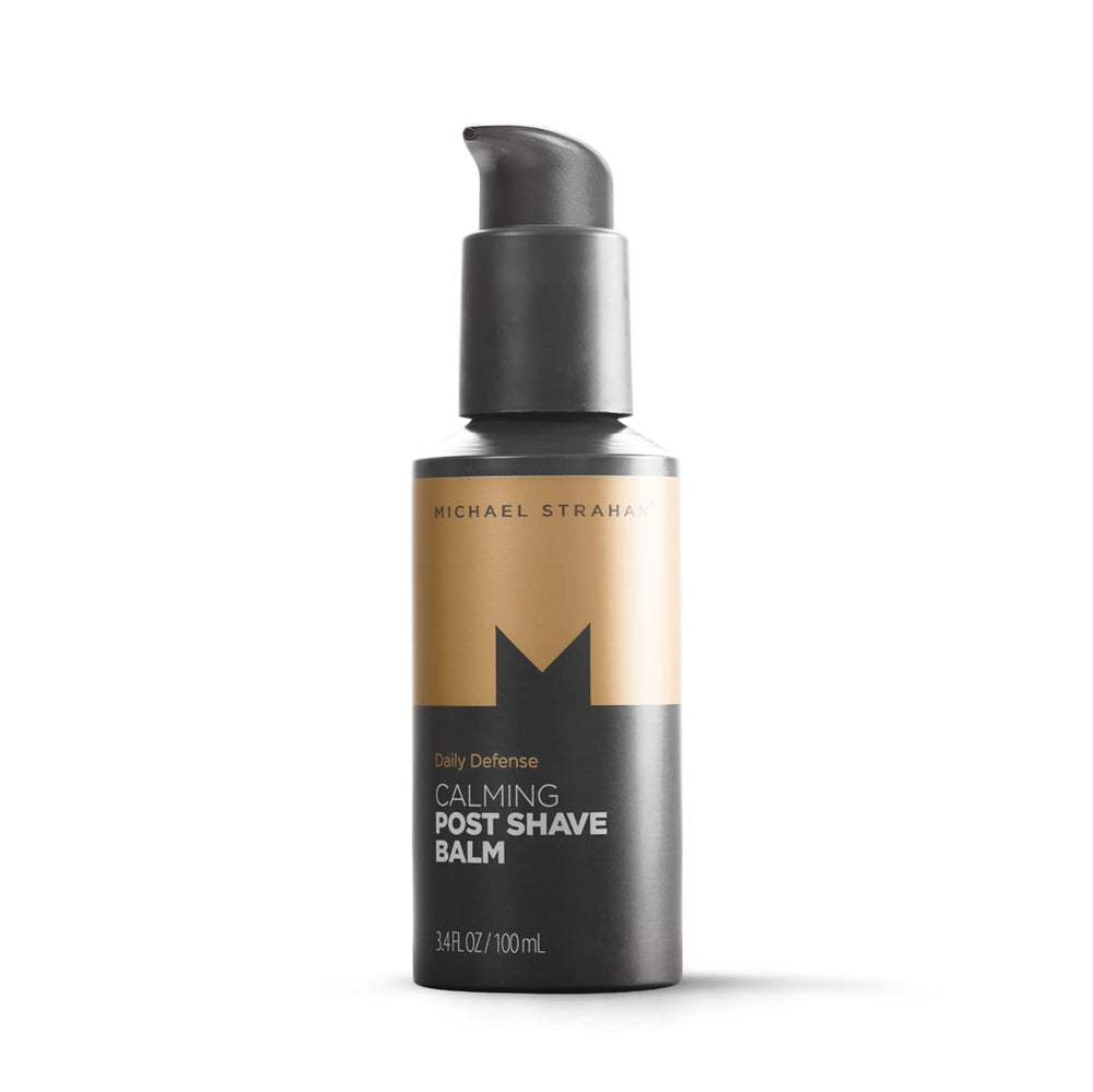 Michael Strahan Calming Post Shave Balm bottle front – soothing formula for sensitive skin