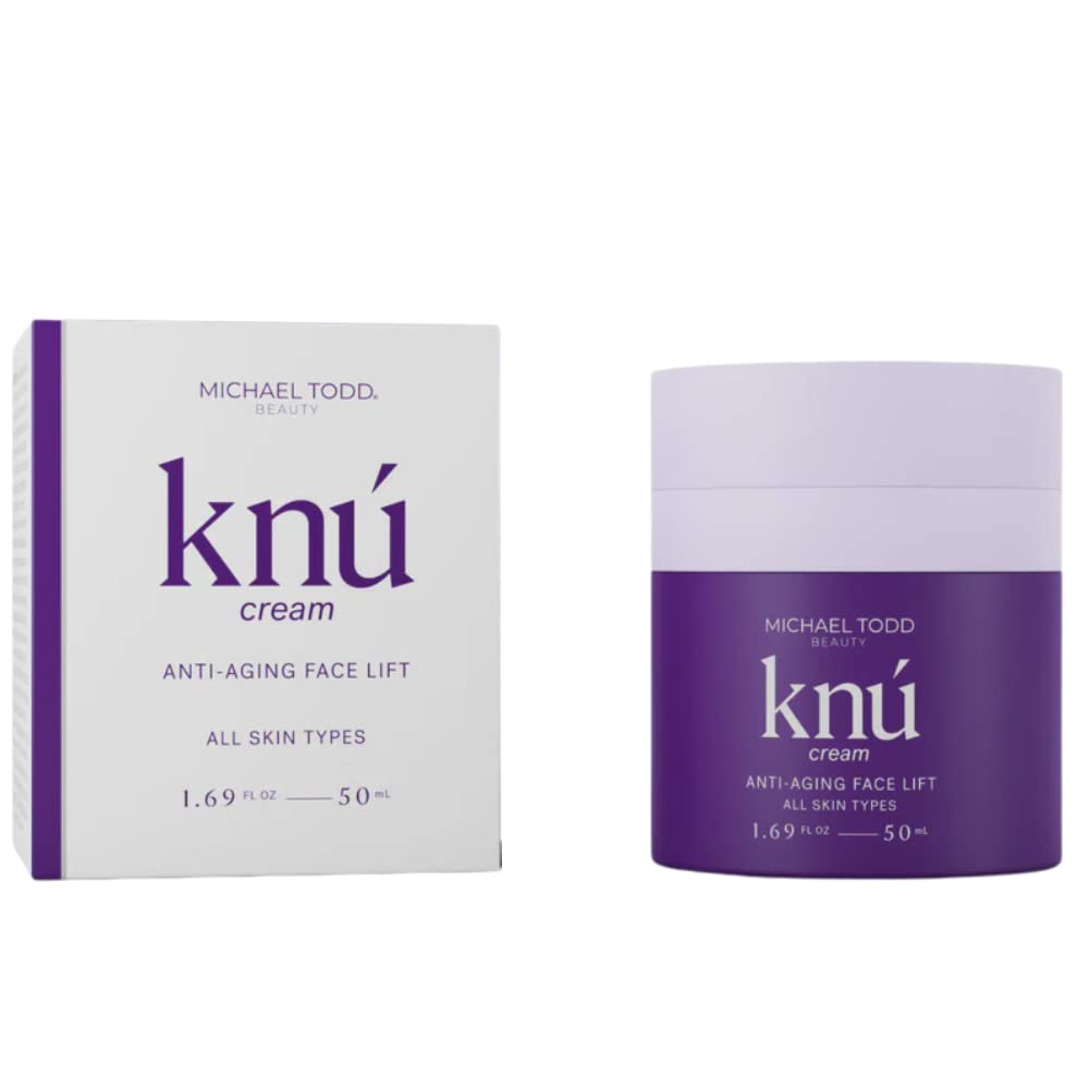 Michael Todd KNU Cream jar closeup showing rich texture for moisturization