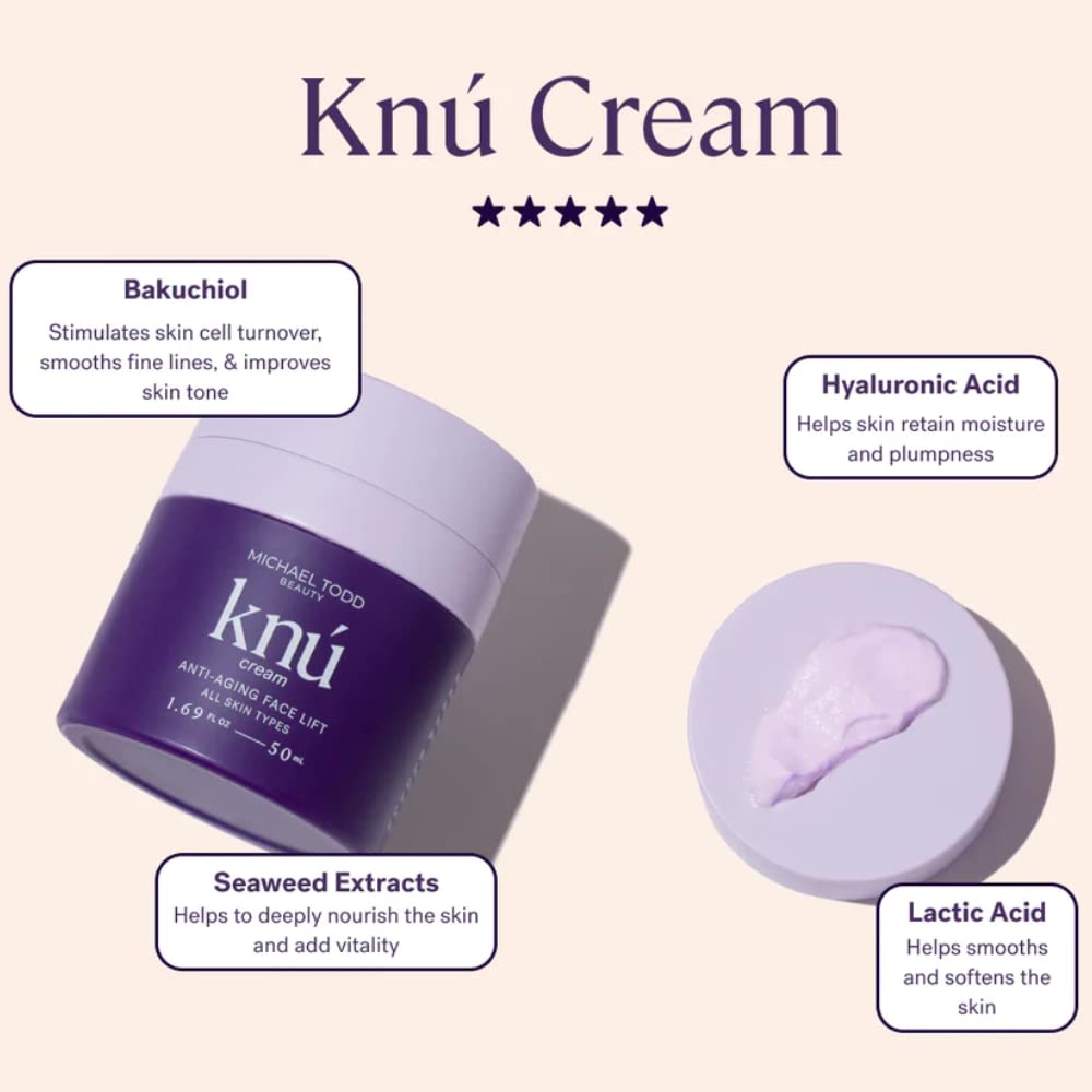 Michael Todd KNU Cream texture swatch suggesting luxurious, absorbing hydration