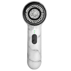 Michael Todd Soniclear Allure facial brush head closeup emphasizing antimicrobial protection.