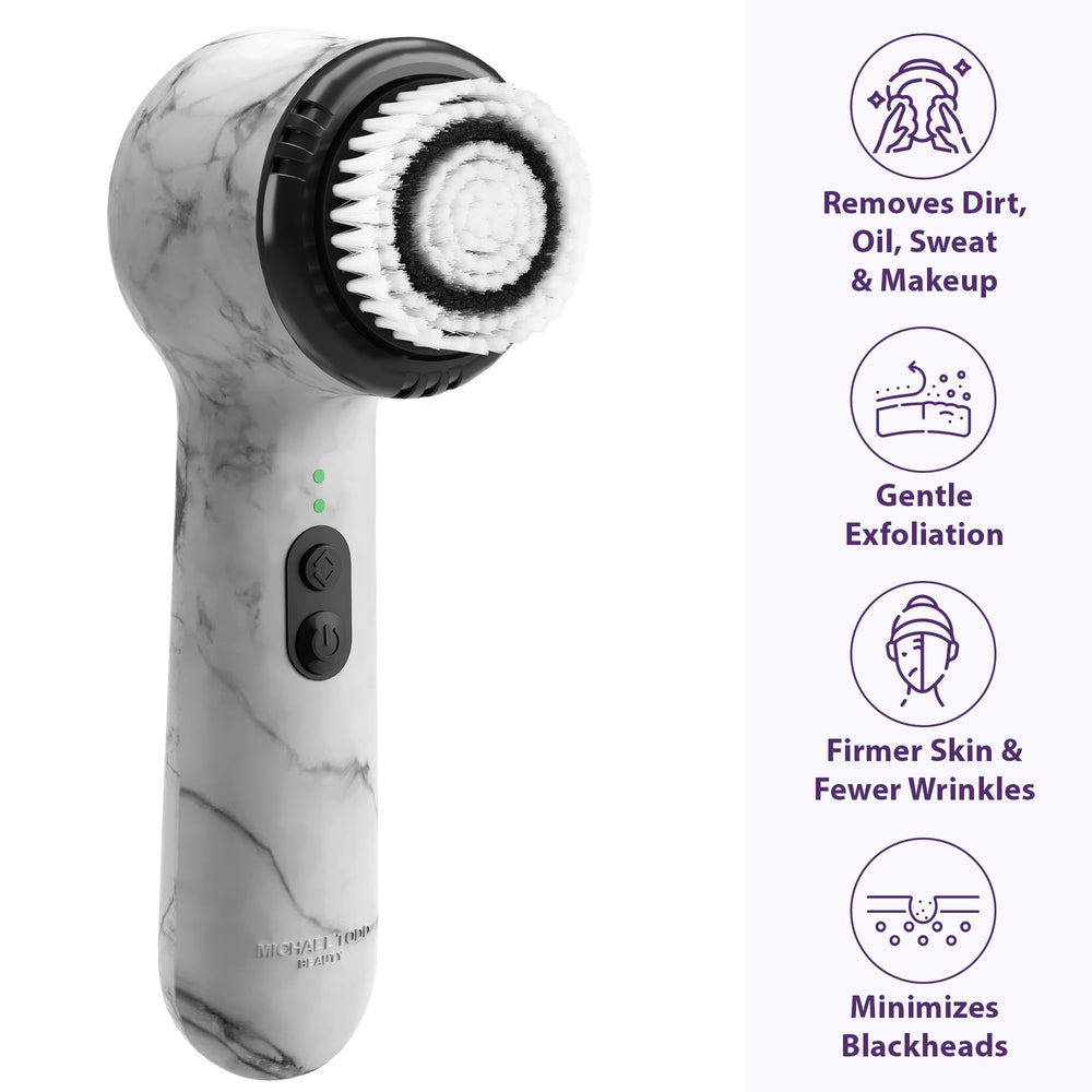 Michael Todd Soniclear Allure built-in timer for evenly timed cleansing cycles.