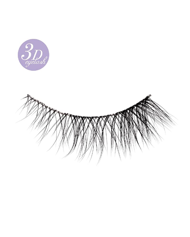 3D hybrid lash bundles deliver natural extension-like glow