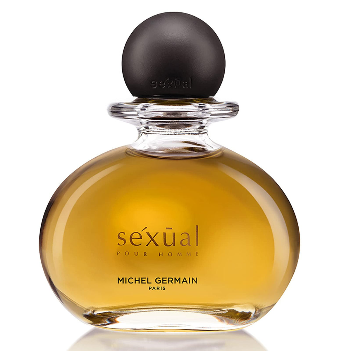 Michel Germain Sexual bottle front view, sleek design for confident evenings.