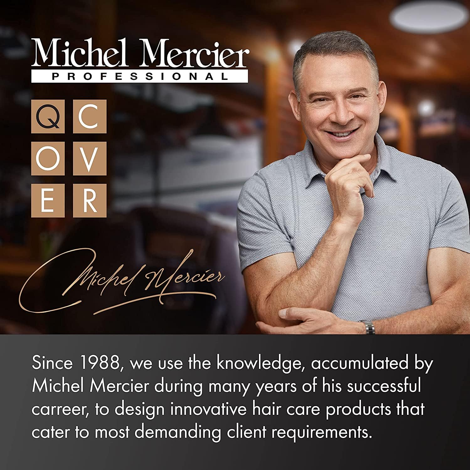 Michel Mercier conceals grey at the hairline while preserving a natural look.
