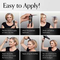 Michel Mercier fast-drying pigments for quick root coverage.