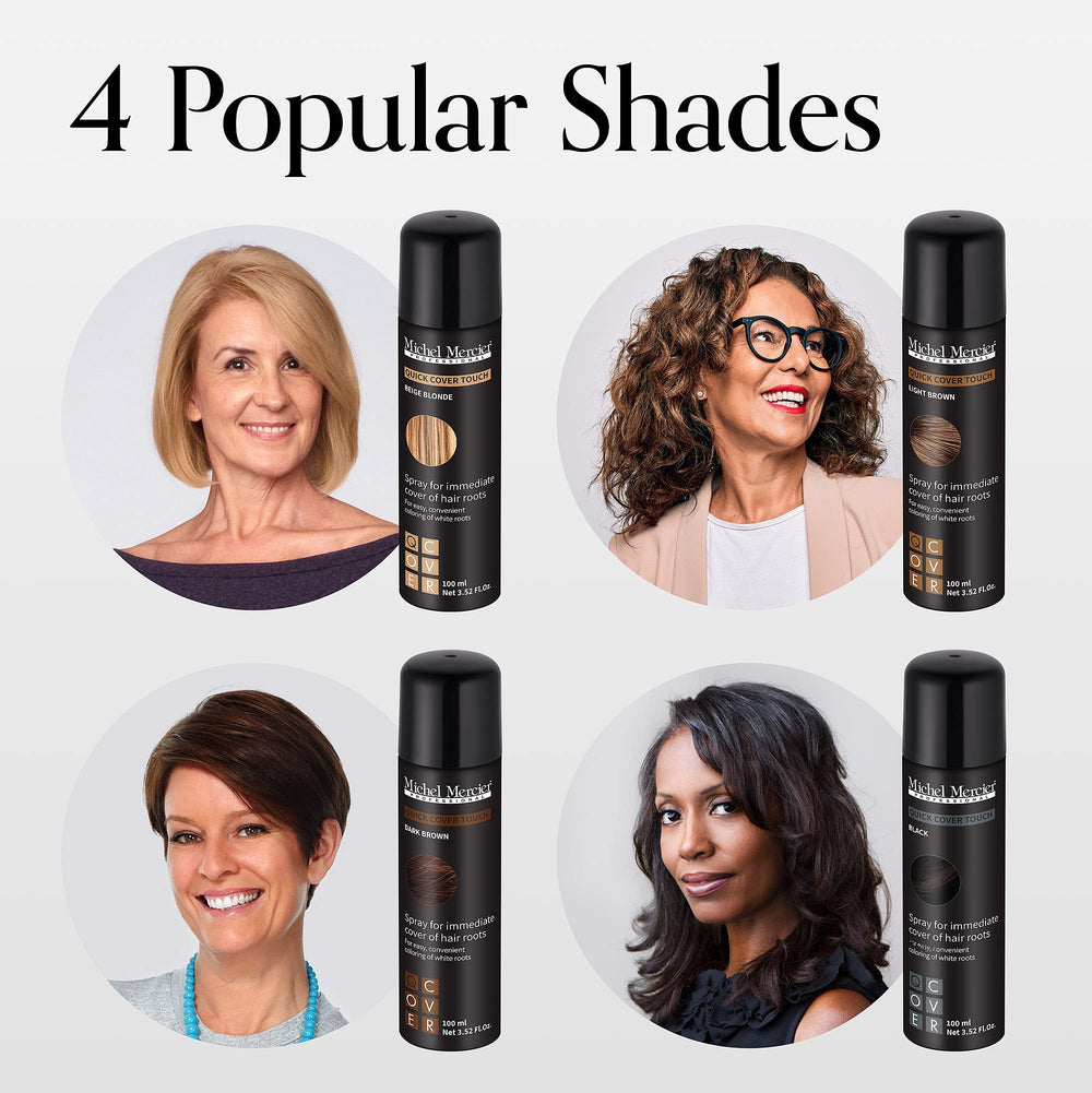 Michel Mercier portable solution ready in bags for instant touch-ups.