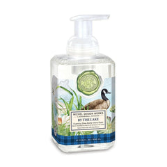 Michel Design Works By the Lake foaming hand soap pump with medallion for a luxe wash.