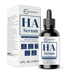 Micro Ingredients Hyaluronic Acid Serum bottle for daily hydration