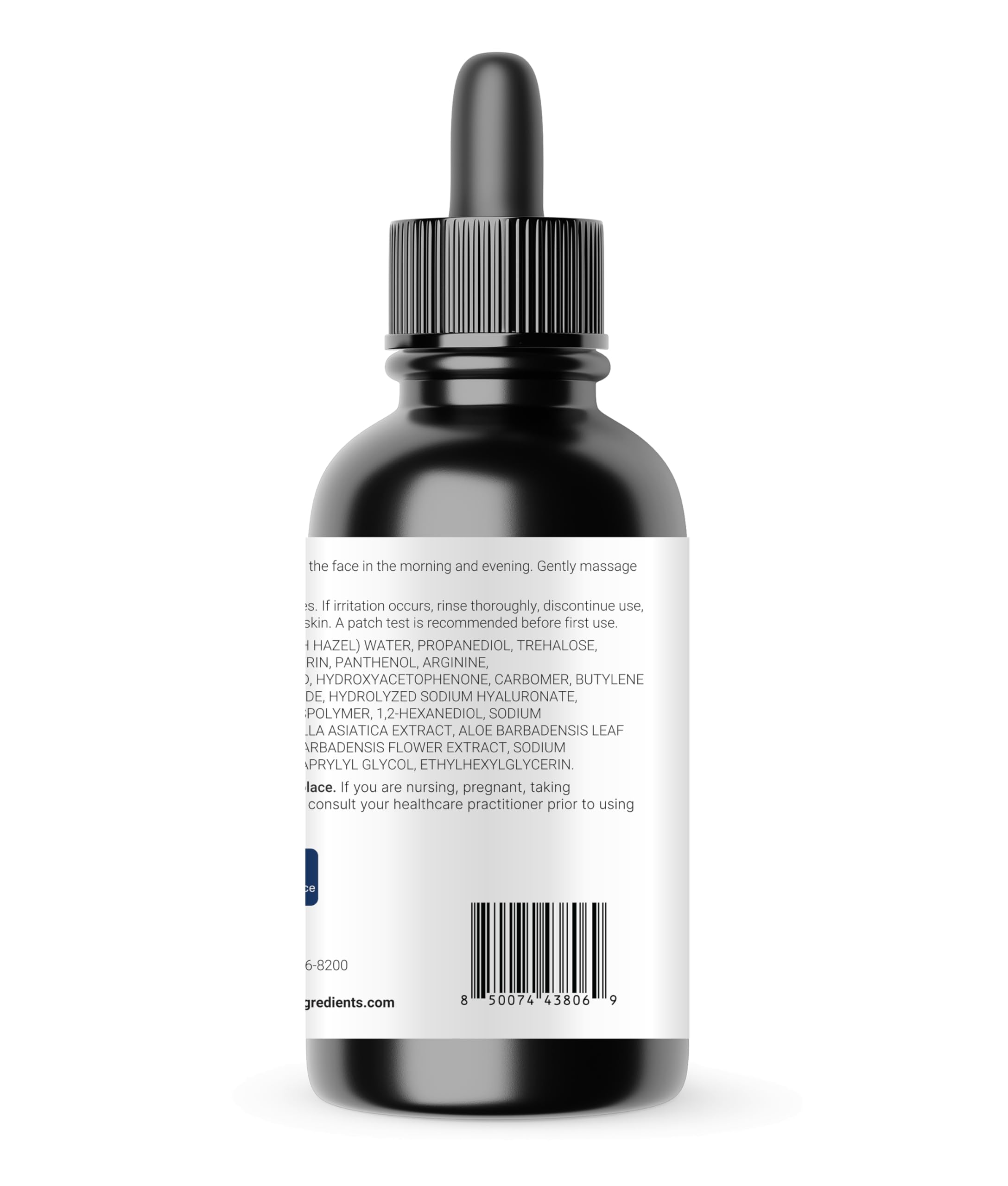Lightweight serum absorbs quickly for morning or evening skincare