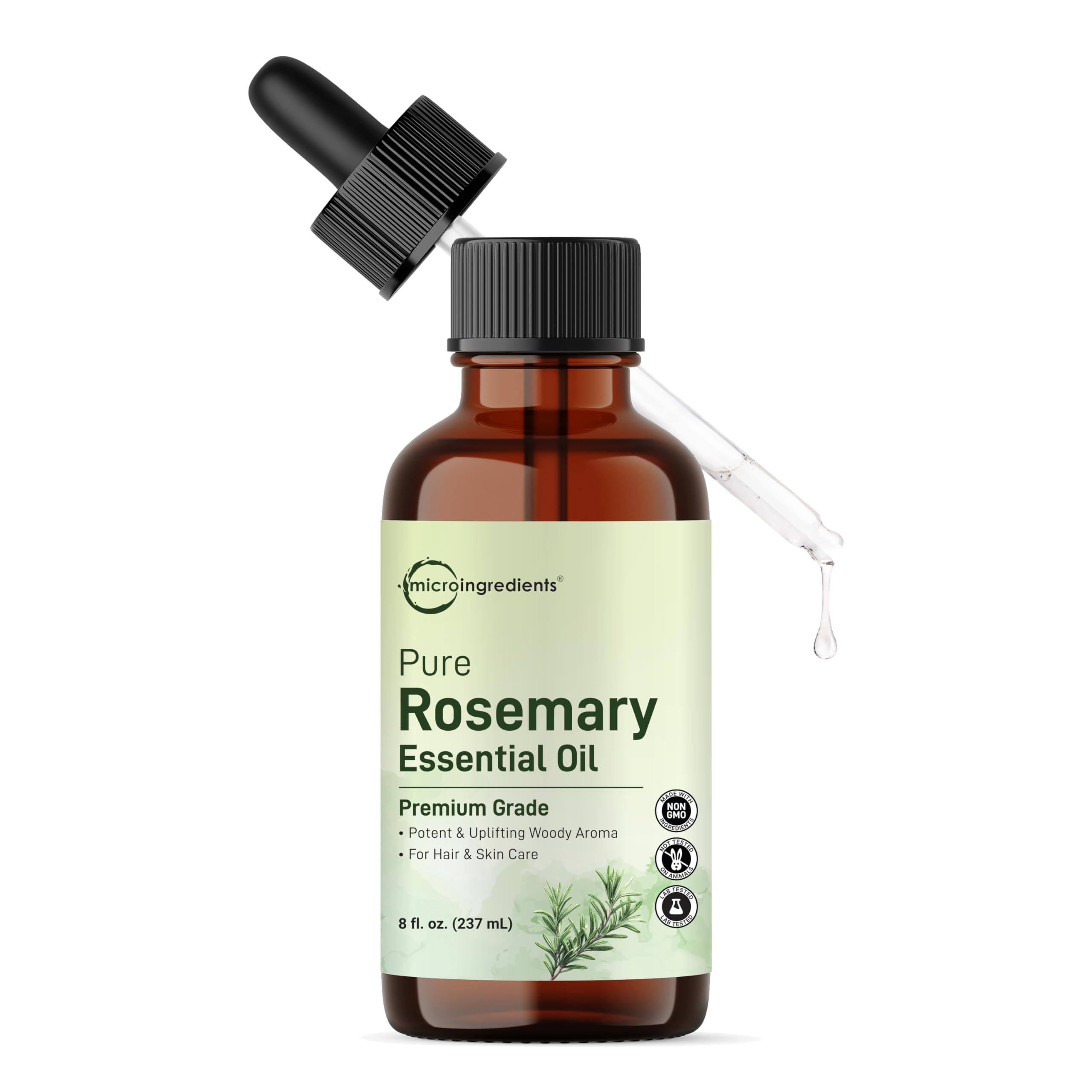 DIY candle or soap project featuring Micro Ingredients Rosemary Oil.