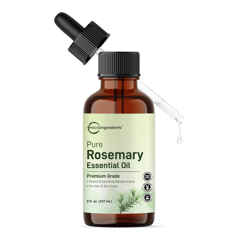 DIY candle or soap project featuring Micro Ingredients Rosemary Oil.