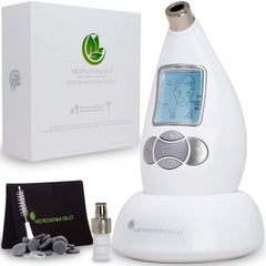 Microderm GLO Diamond Safe 3D suction for gentle at-home exfoliation and smoother skin.