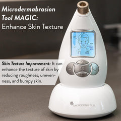 Microderm GLO diamond-tip exfoliation improves skin texture and radiance.