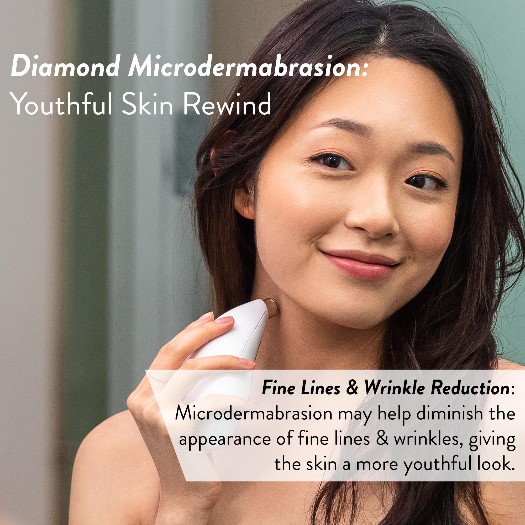 Microderm GLO helps minimize pores and refine skin tone for clarity.