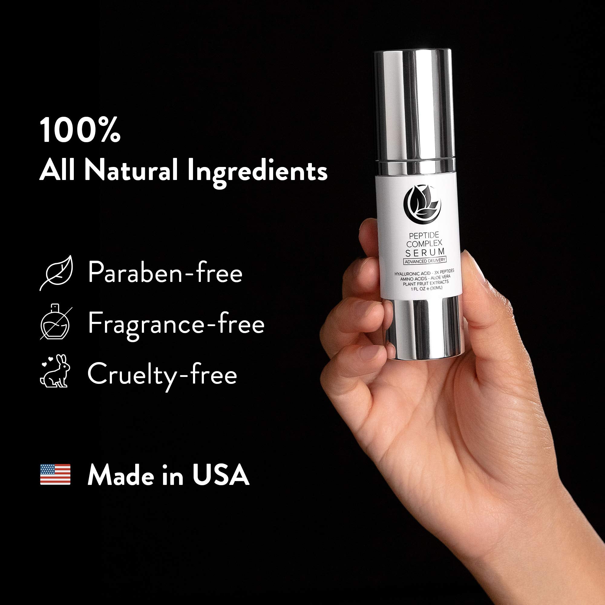 Texture close up shows lightweight non-greasy serum absorbing quickly