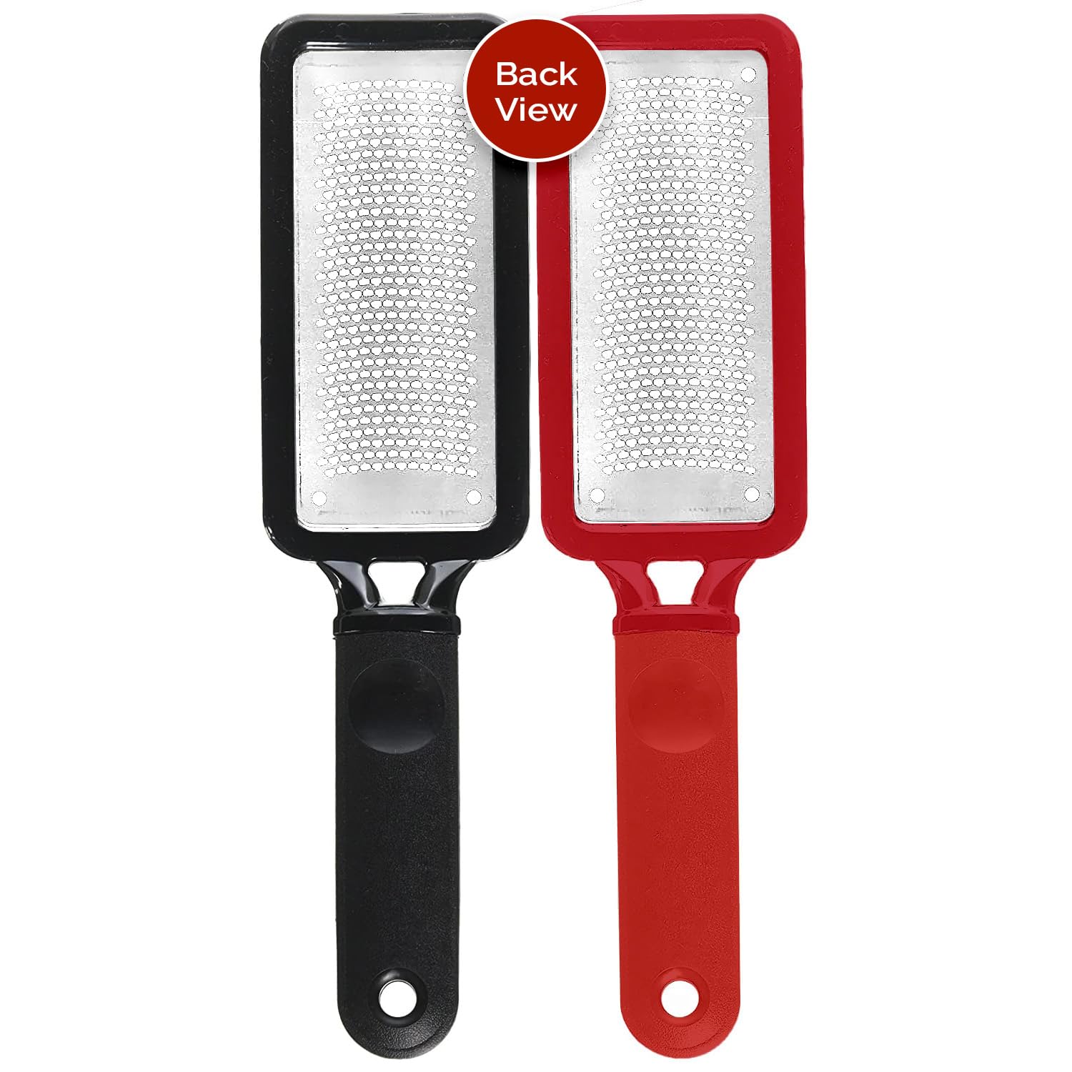 Full view of Microplane Colossal Foot File reveals enlarged filing surface for faster skin smoothing