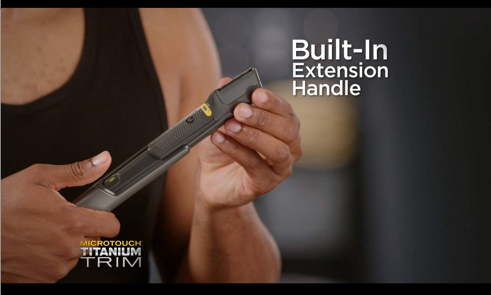 Extendable arm on MicroTouch Titanium TRIM reaching back and shoulders