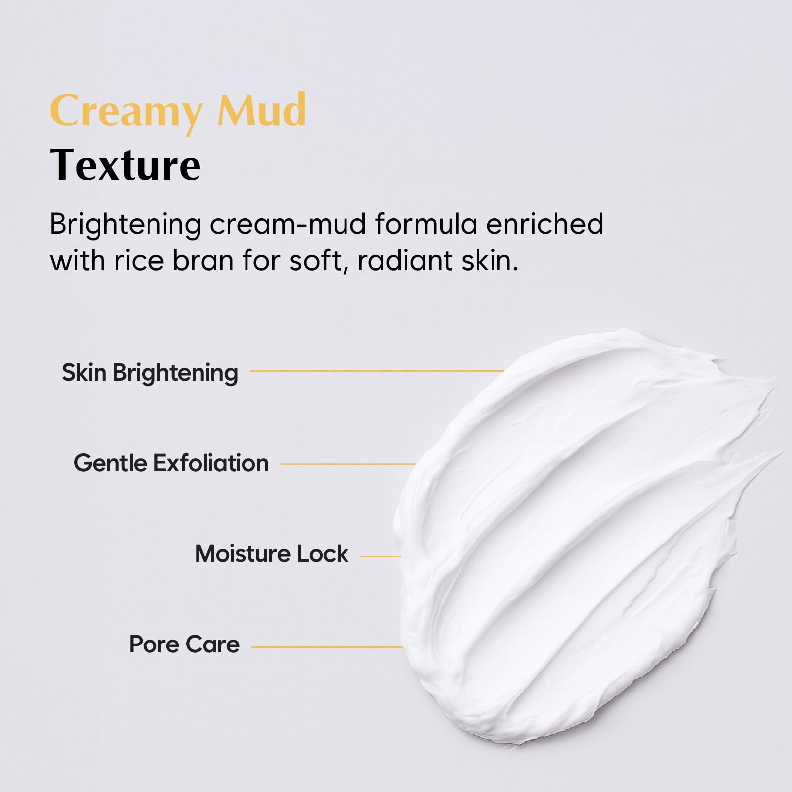 Midha Rice Mask rinse-off moment with clean rinse.