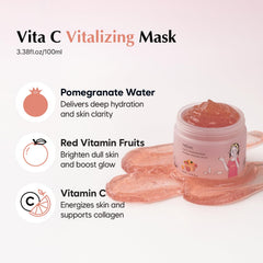 MIDHA Vita C Vitalizing Mask moisturizes and adds a subtle glow.