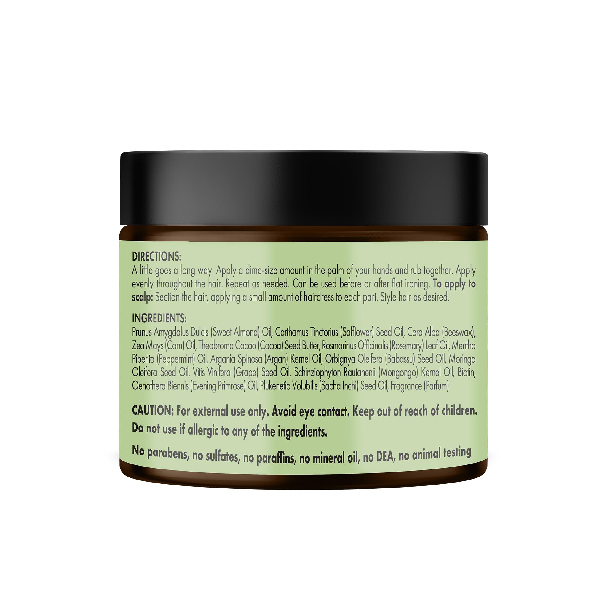 Mielle Organics Rosemary & Mint pomade packaging shot shows clean, natural formula.