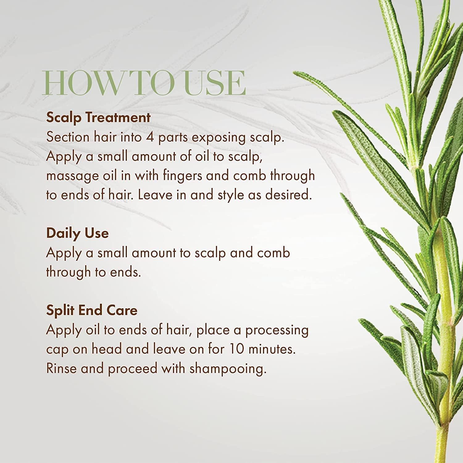 Ends appear smoother after using Mielle Organics Rosemary Mint Oil