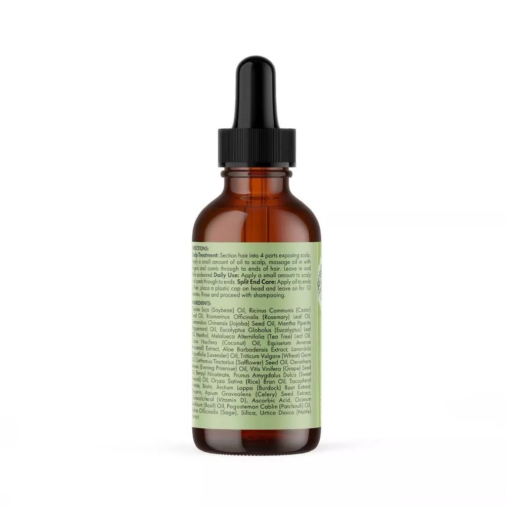 Mielle Organics Rosemary Mint Oil ingredients highlight a natural, nourishing blend
