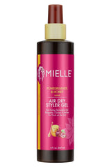 Mielle Pomegranate & Honey air-dry gel bottle defining curls with moisture