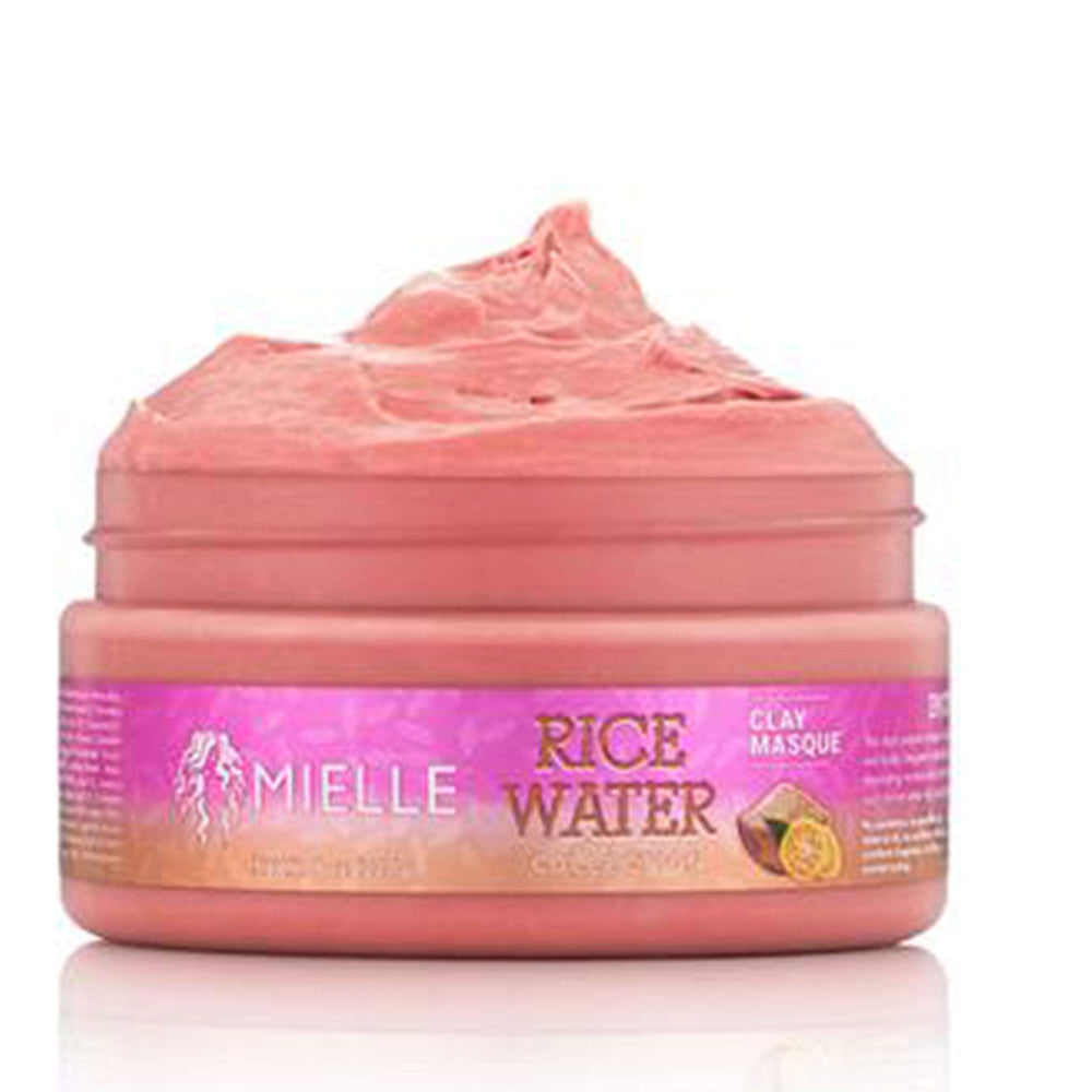 Mielle Organics Rice Water routine on healthy-looking hair.