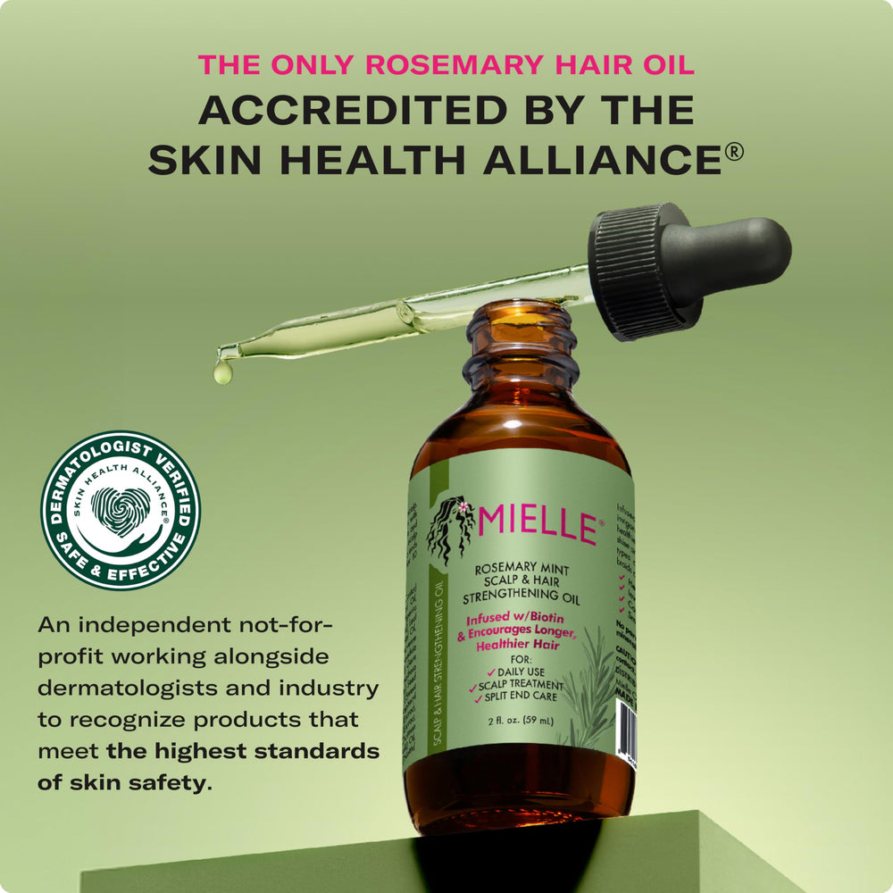 Mielle Rosemary & Mint Hair Oil near split ends nourishment