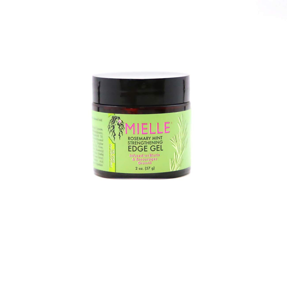 Mielle Rosemary Mint Scalp & Hair Strengthening Oil bottle nourishes scalp and hair.