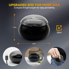 Miemieyo Nose Wax Kit Type-C USB heats rapidly for convenient use.