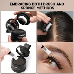 Mifeloy hairline powder enhances thickness for a natural look