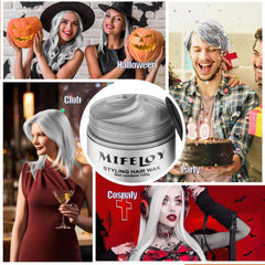 Mifeloy instant dye wax styles hair with easy molding