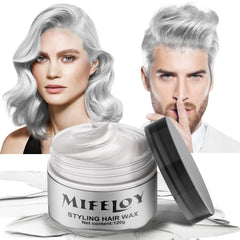 Mifeloy Silver White wax packaging showing convenient, easy-use temporary color