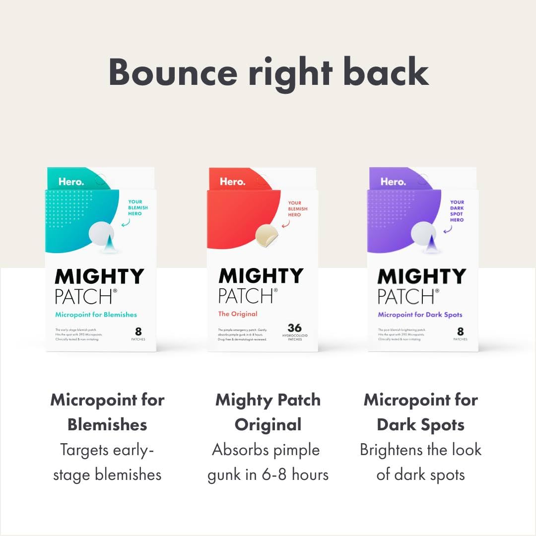 Mighty Patch Micropoints closeup illustrates 395 points for focused spot attention.