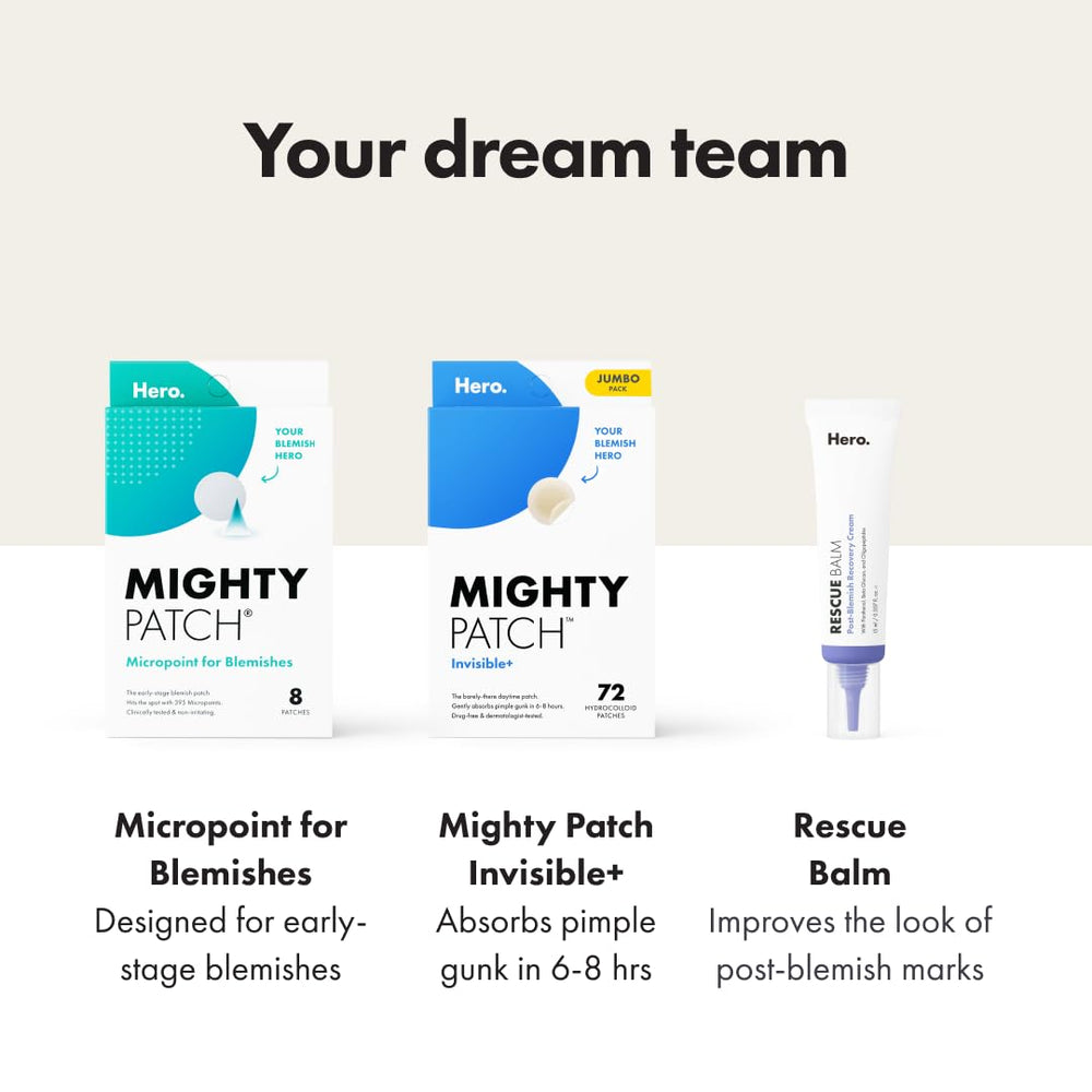 Mighty Patch Invisible+ worn during day for blemish coverage