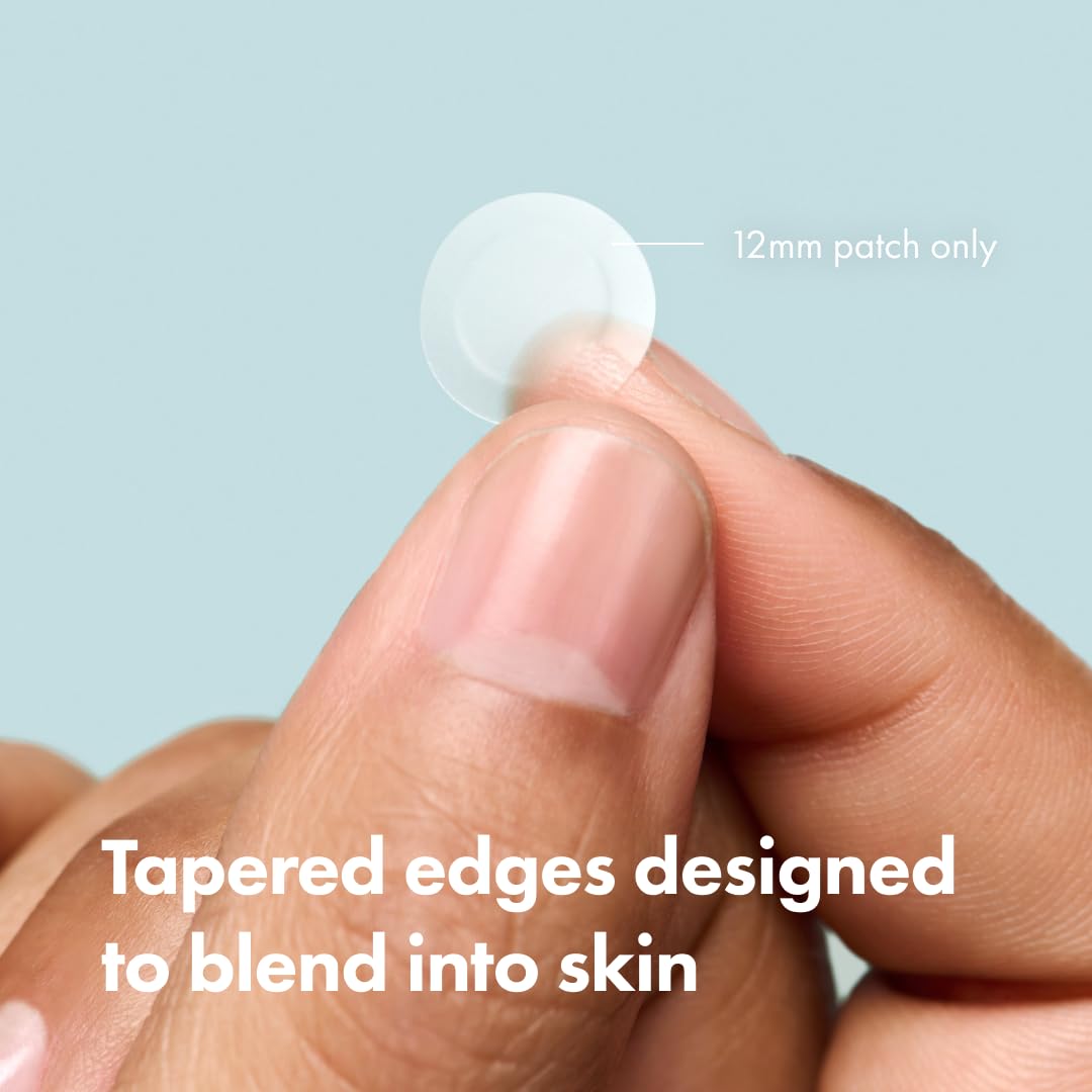 Mighty Patch Invisible+ patch edge closeup showing tapered edges for seamless skin blend