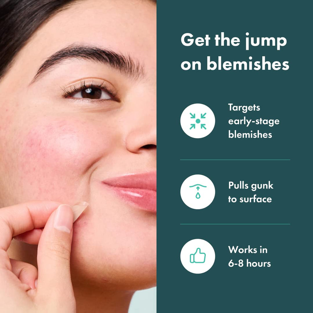 Mighty Patch Micropoint Large close-up reveals 395 micropoints for precise blemish care