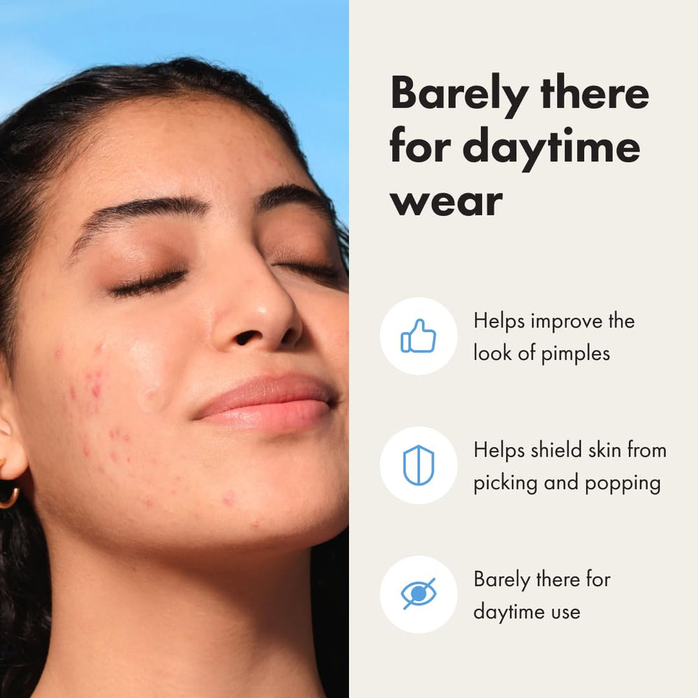 Mighty Patch Mini daytime wear on skin for discreet use during daily activities.