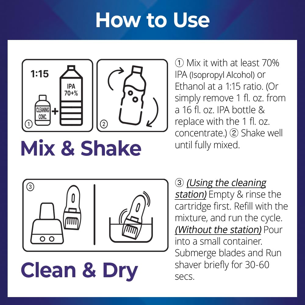 MIGOGIB cleaning station compatibility image demonstrates seamless professional maintenance
