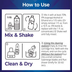 MIGOGIB cleaning station compatibility image demonstrates seamless professional maintenance
