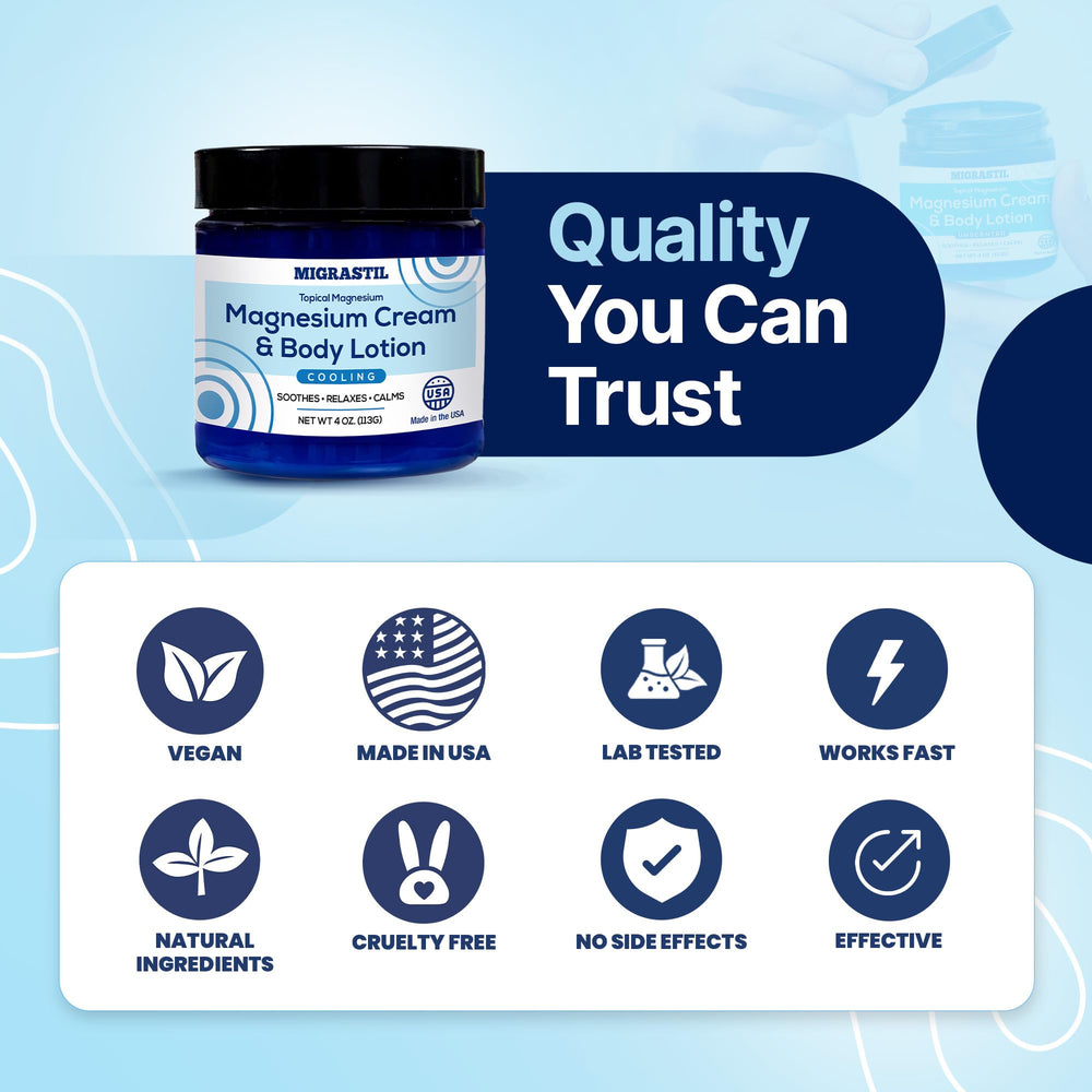 MIGRASTIL fast-absorption cream provides daily comfort.