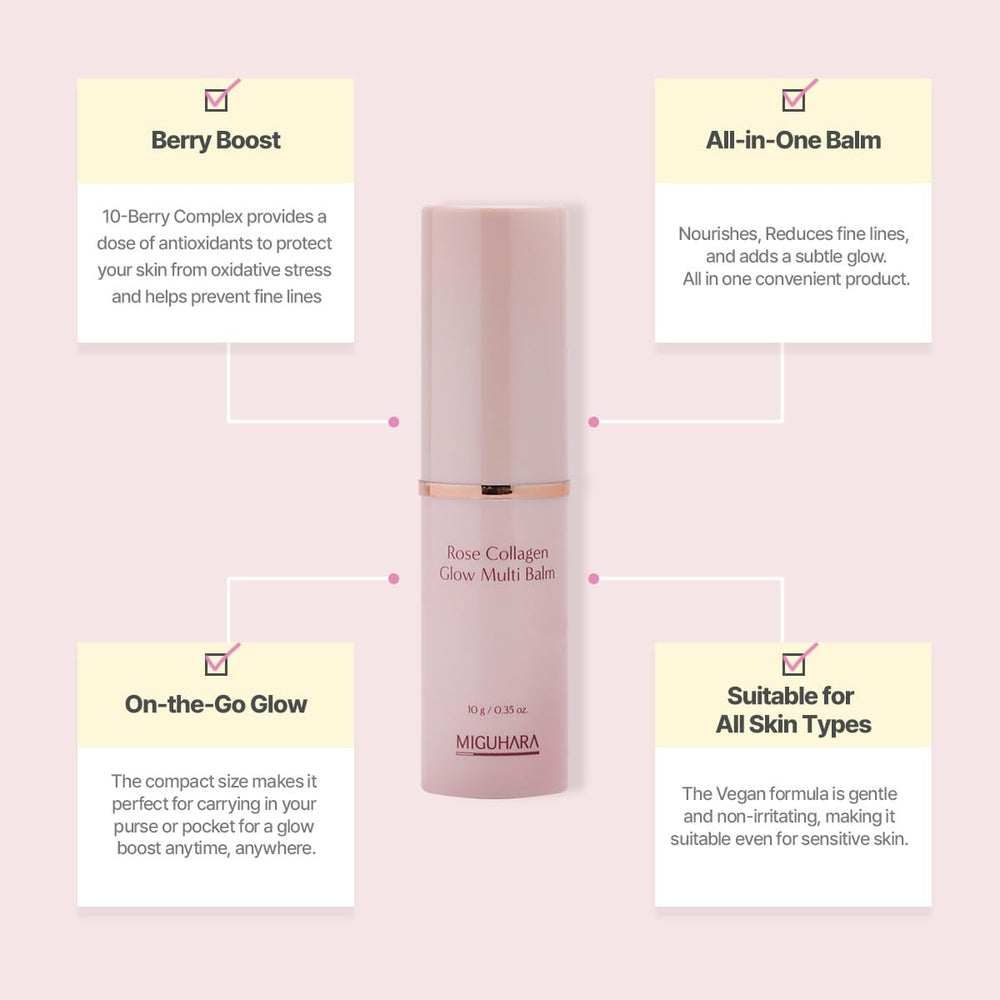 MIGUHARA compact 10g purse-size balm for daily touch-ups