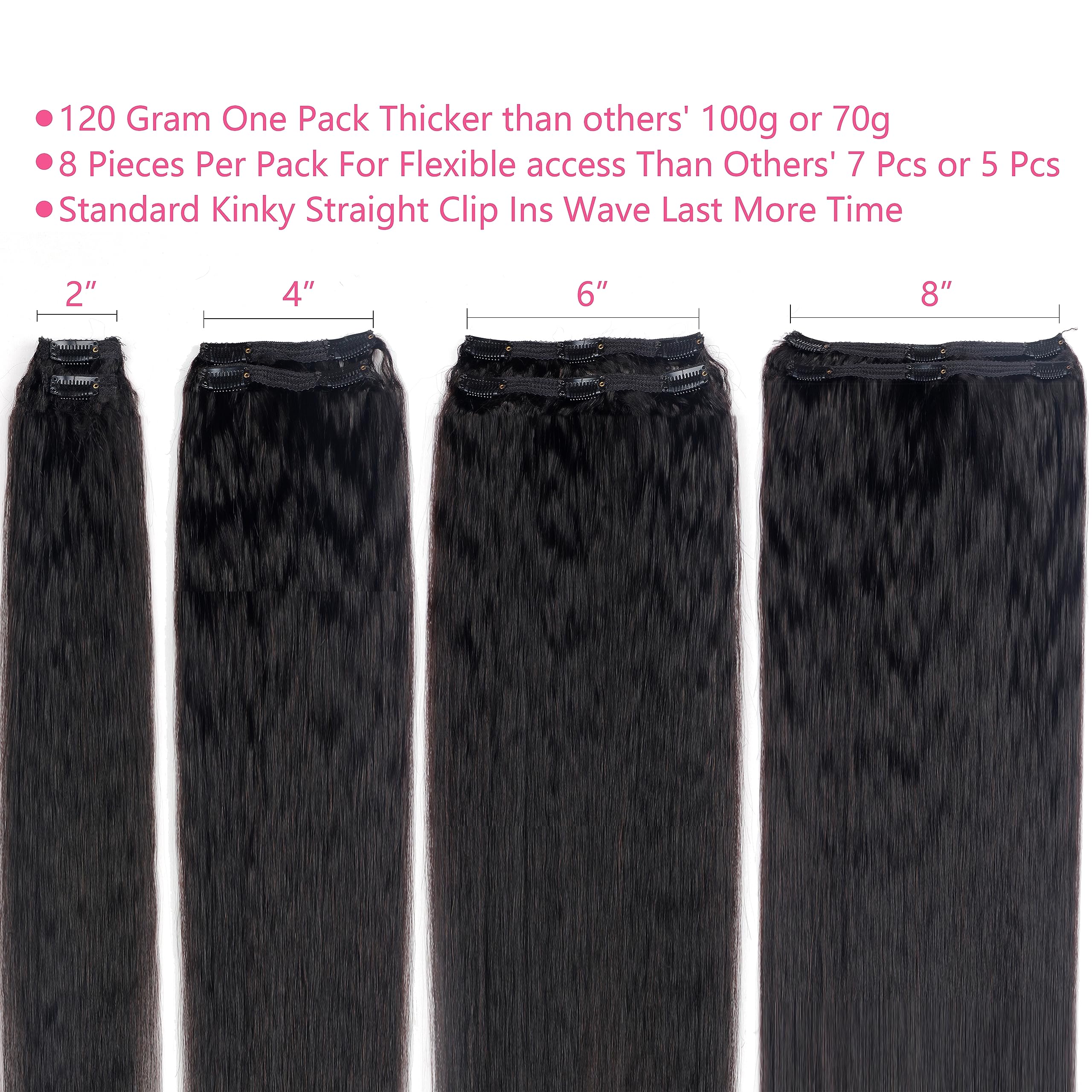 Mihugass seamless clip-on extensions for a comfortable, secure fit.