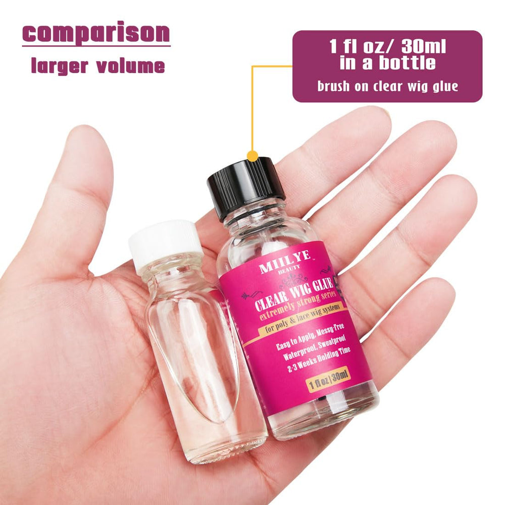 MIILYE BEAUTY mini brush helps apply glue cleanly without mess