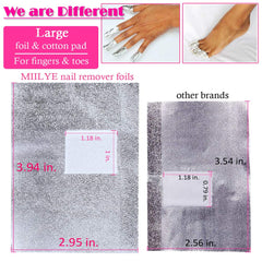 MIILYE gel nail remover wrap designed for easy, tidy removal